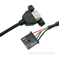 USB-2.0 weiblich bis 5Pin JST DuPont Drahtkabel